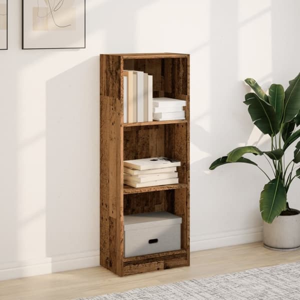 vidaXL Bokhylle gammelt tre 40x24x109 cm konstruert tre