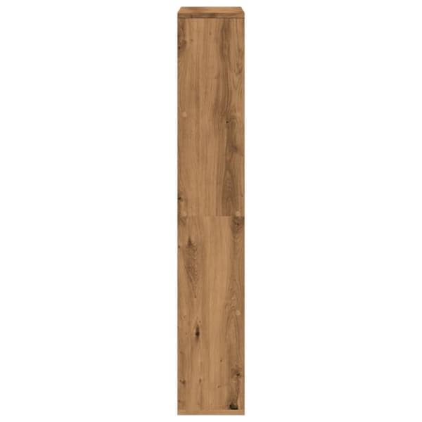 vidaXL Bokhylla ek 60x20x120 cm konstruerat trä
