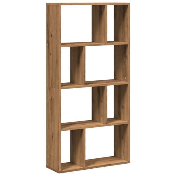 vidaXL Bokhylla ek 60x20x120 cm konstruerat trä