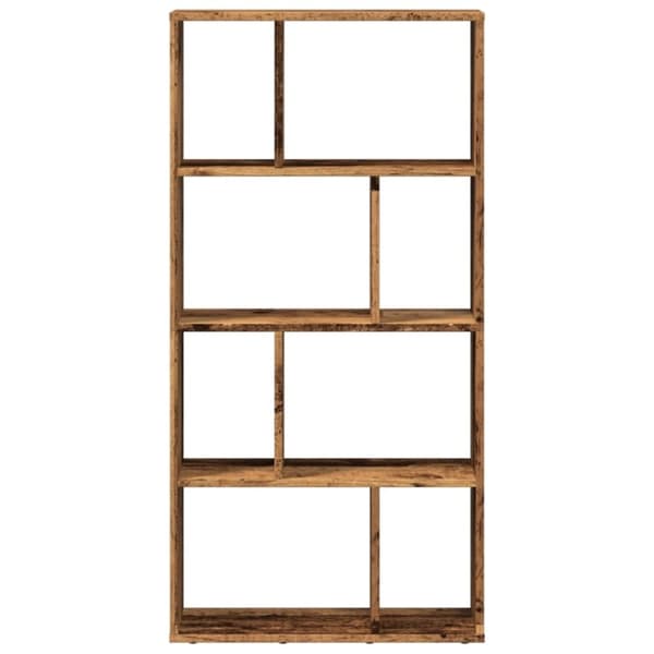 vidaXL bogreol 60x20x120 cm konstrueret træ antikt træ