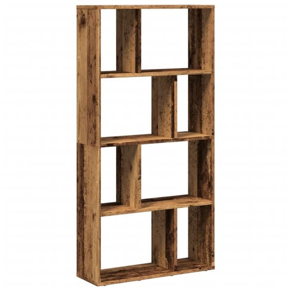 vidaXL bogreol 60x20x120 cm konstrueret træ antikt træ