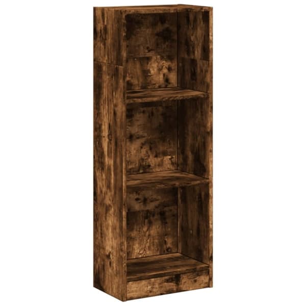 vidaXL bogreol 40x24x109 cm konstrueret træ røget egetræsfarve