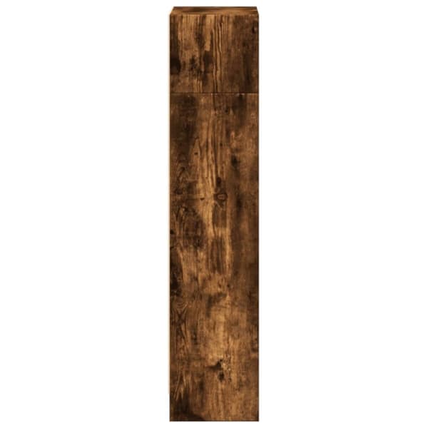 vidaXL bogreol 40x24x109 cm konstrueret træ røget egetræsfarve