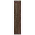 Miniatyrbilde 7 av 11: vidaXL Bokhylle brun eik 63x20x90 cm konstruert tre