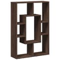 Miniatyrbilde 8 av 11: vidaXL Bokhylle brun eik 63x20x90 cm konstruert tre