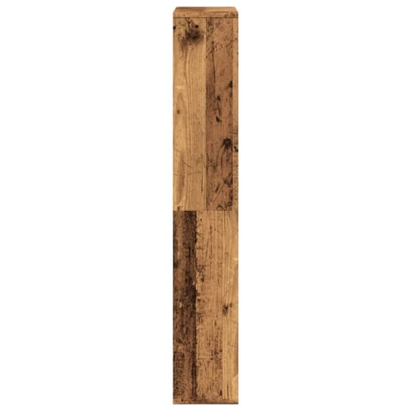 vidaXL Bokhylle gammelt tre 60x20x120 cm konstruert tre
