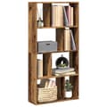 Miniatyrbilde 2 av 11: vidaXL Bokhylle gammelt tre 60x20x120 cm konstruert tre