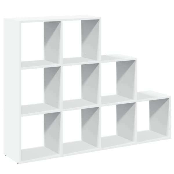 vidaXL bogreol/rumdeler 137,5x29x103,5 cm konstrueret træ hvid