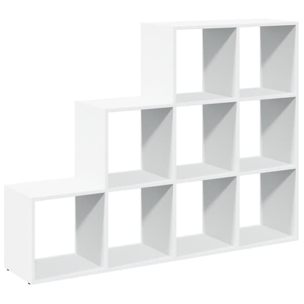 vidaXL bogreol/rumdeler 137,5x29x103,5 cm konstrueret træ hvid
