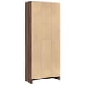 Miniatyrbilde 7 av 11: vidaXL Bokhylle brun eik 60x24x143 cm konstruert tre