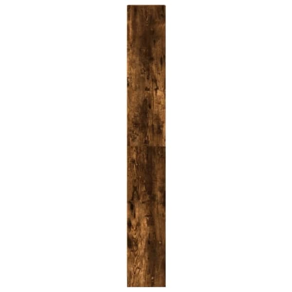 vidaXL Bokhylle røkt eik 40x24x176 cm konstruert tre