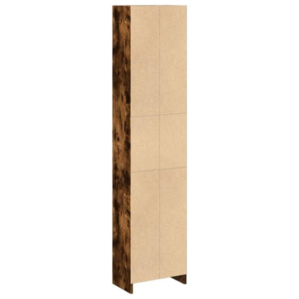 vidaXL Bokhylle røkt eik 40x24x176 cm konstruert tre