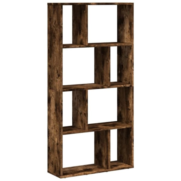 vidaXL Kirjahylly savutammi 60x20x120 cm tekninen puu