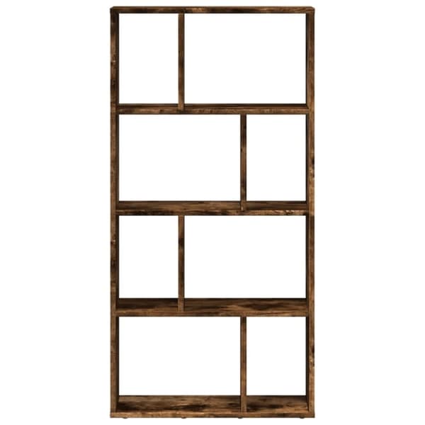 vidaXL Kirjahylly savutammi 60x20x120 cm tekninen puu