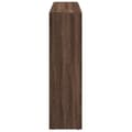 Miniatyrbillede 7 af 11: vidaXL bogreol/rumdeler 137,5x29x103,5 cm konstrueret træ brun eg