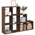 Miniatyrbillede 2 af 11: vidaXL bogreol/rumdeler 137,5x29x103,5 cm konstrueret træ brun eg