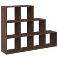 Miniatyrbillede 1 af 11: vidaXL bogreol/rumdeler 137,5x29x103,5 cm konstrueret træ brun eg