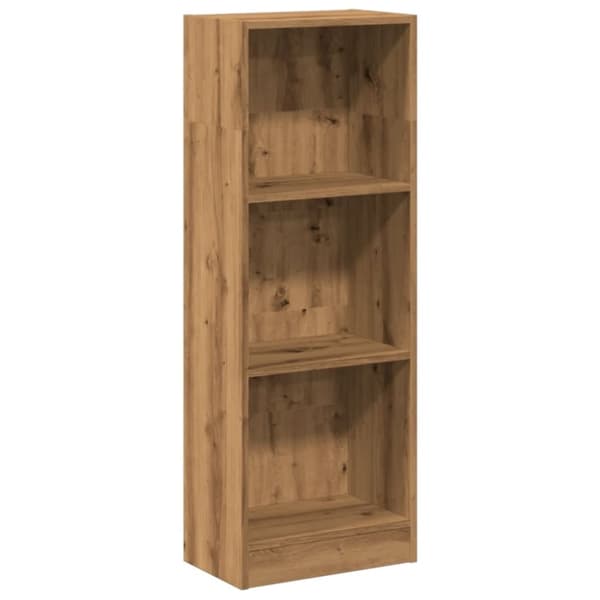 vidaXL Bokhylle artisan eik 40x24x109 cm konstruert tre