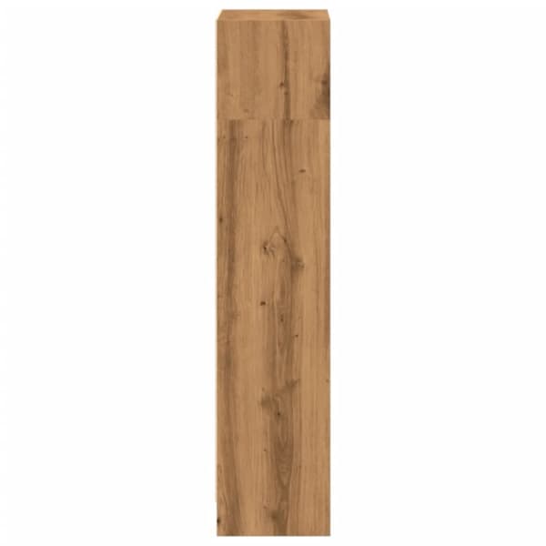 vidaXL Bokhylle artisan eik 40x24x109 cm konstruert tre