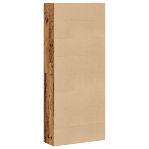 vidaXL Kirjahylly vanha puu 80x30x189 cm lastulevy