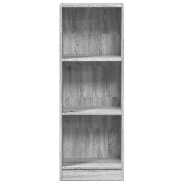 vidaXL bogreol 40x24x109 cm konstrueret træ grå sonoma-eg