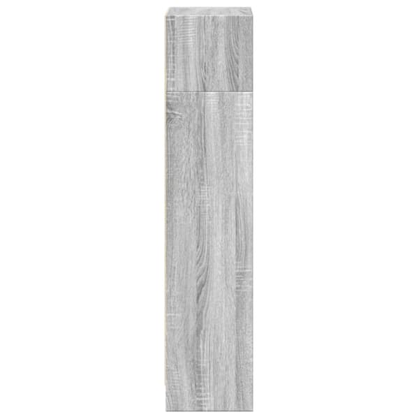 vidaXL bogreol 40x24x109 cm konstrueret træ grå sonoma-eg