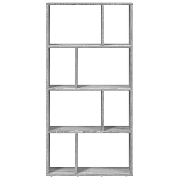 vidaXL Kirjahylly harmaa Sonoma 60x20x120 cm tekninen puu