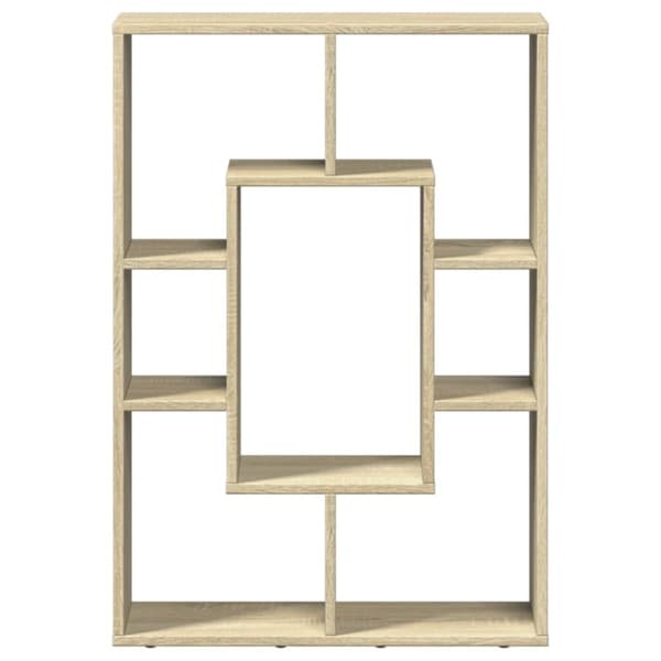 vidaXL bogreol 63x20x90 cm konstrueret træ sonoma-eg