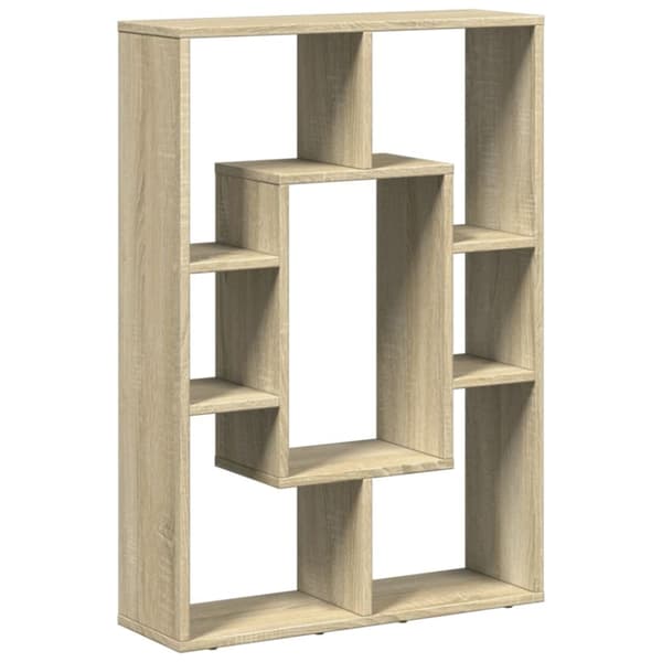 vidaXL bogreol 63x20x90 cm konstrueret træ sonoma-eg