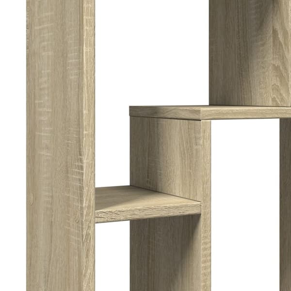 vidaXL bogreol 63x20x90 cm konstrueret træ sonoma-eg