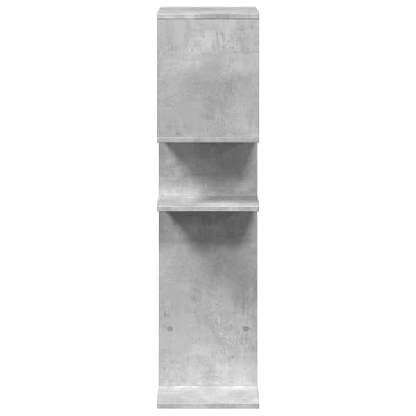 vidaXL Huoneenjakaja/kirjahylly betoninharm. 92x29x112 cm tekninen puu