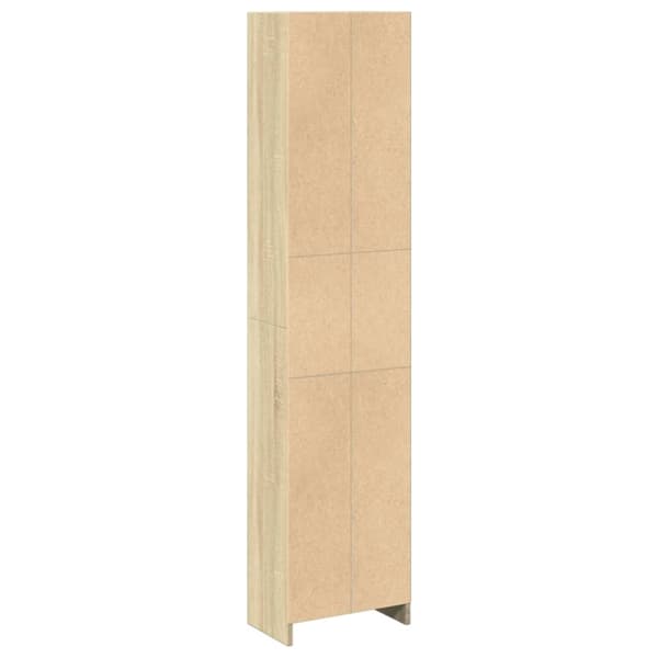 vidaXL Bokhylle sonoma eik 40x24x176 cm konstruert tre