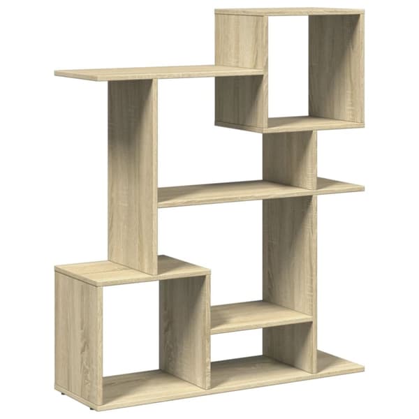 vidaXL Romdeler bokhylle sonoma eik 92x29x112 cm konstruert tre