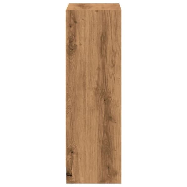vidaXL bogreol 40x24x76 cm konstrueret træ egetræsfarvet