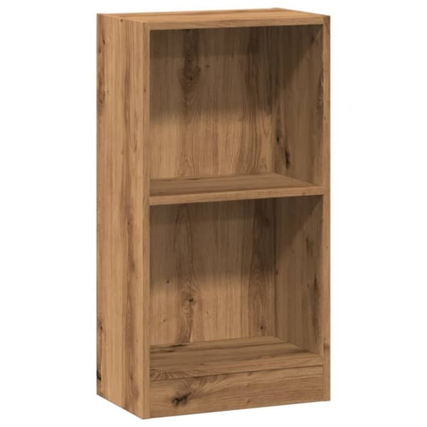 vidaXL bogreol 40x24x76 cm konstrueret træ egetræsfarvet