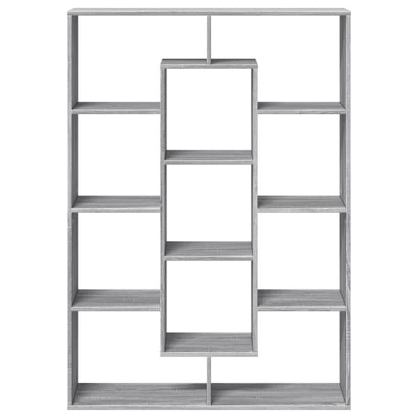vidaXL bogreol 102x29x143 cm konstrueret træ grå sonoma-eg
