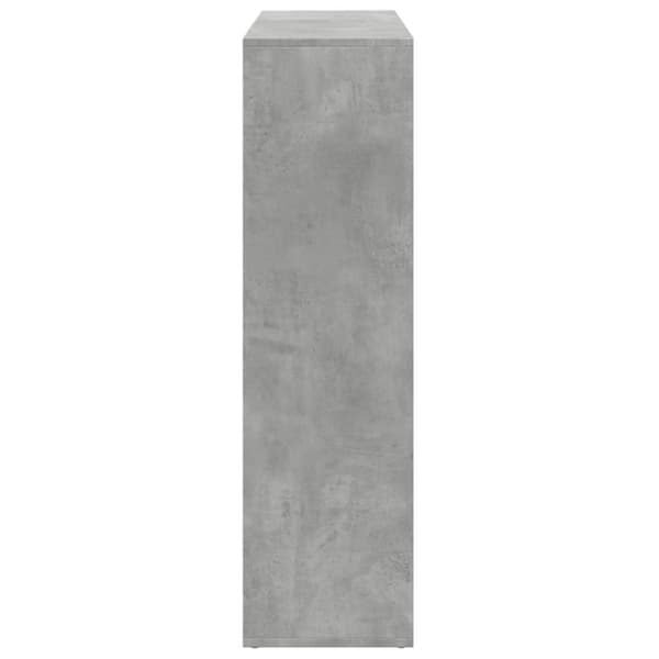 vidaXL bogreol/rumdeler 102x29x103,5 cm konstrueret træ betongrå