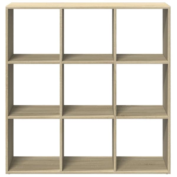 vidaXL Romdeler bokhylle sonoma eik 102x29x103,5 cm konstruert tre