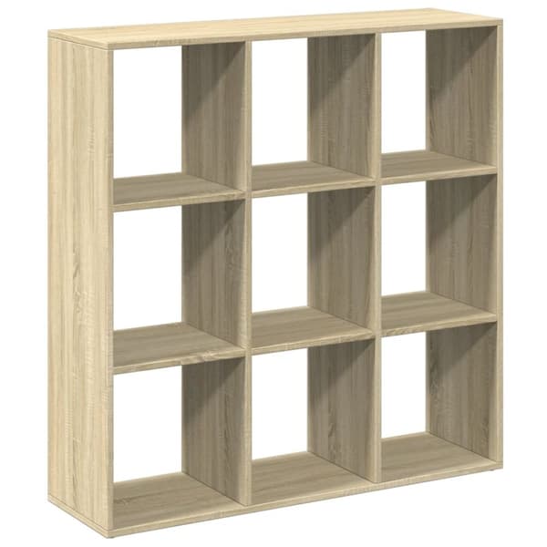 vidaXL Romdeler bokhylle sonoma eik 102x29x103,5 cm konstruert tre