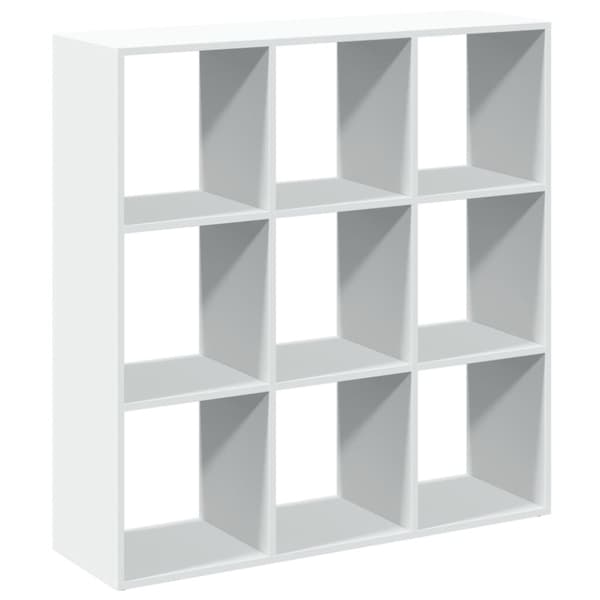 vidaXL bogreol/rumdeler 102x29x103,5 cm konstrueret træ hvid