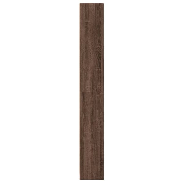 vidaXL Kirjahylly ruskea tammi 40x24x176 cm tekninen puu