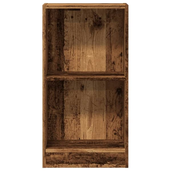 vidaXL bogreol 40x24x76 cm konstrueret træ antikt træ
