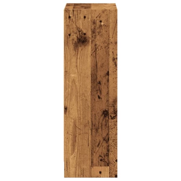 vidaXL bogreol 40x24x76 cm konstrueret træ antikt træ