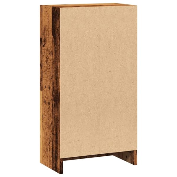 vidaXL bogreol 40x24x76 cm konstrueret træ antikt træ