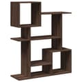 Miniatyrbillede 3 af 11: vidaXL bogreol/rumdeler 92x29x112 cm konstrueret træ brun egetræ
