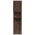 Miniatyrbillede 7 af 11: vidaXL bogreol/rumdeler 92x29x112 cm konstrueret træ brun egetræ