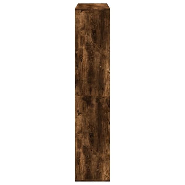 vidaXL bogreol 102x29x143 cm konstrueret træ røget egetræ