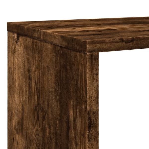 vidaXL bogreol 102x29x143 cm konstrueret træ røget egetræ
