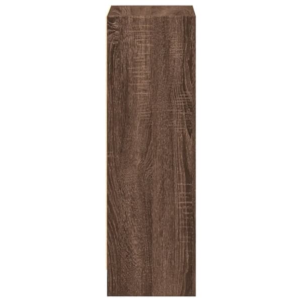 vidaXL bogreol 40x24x76 cm konstrueret træ brun egetræsfarve
