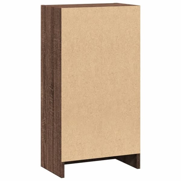 vidaXL bogreol 40x24x76 cm konstrueret træ brun egetræsfarve